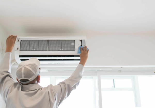 Installation de climatisation gainable